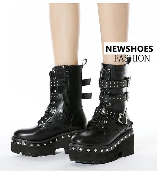 boots winter women platform womens zapatos plataforma wedges shoes for glany punk female high heels mujer botas, Black
boots winter women platform womens zapatos plataforma wedges shoes for glany punk female high heels mujer botas, Black