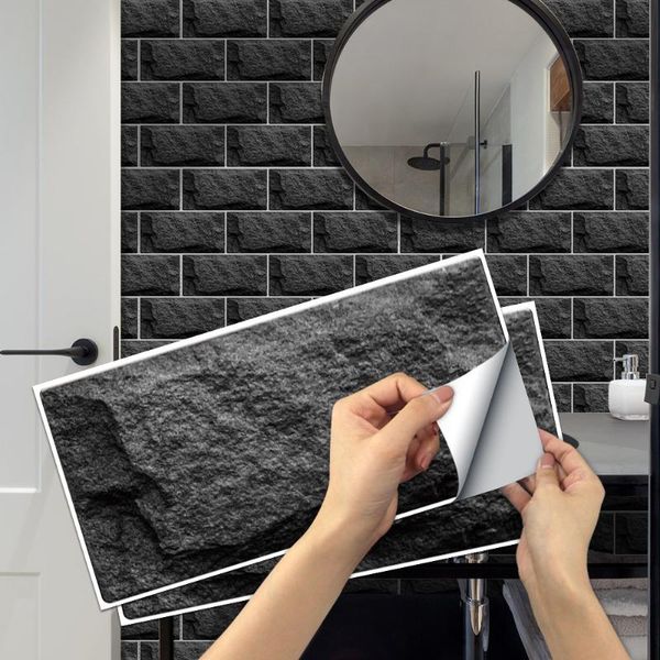 wall stickers 6-piece frosted bathroom tile simulation culture stone retro die-cut waterproof kitchen decals
wall stickers 6-piece frosted bathroom tile simulation culture stone retro die-cut waterproof kitchen decals