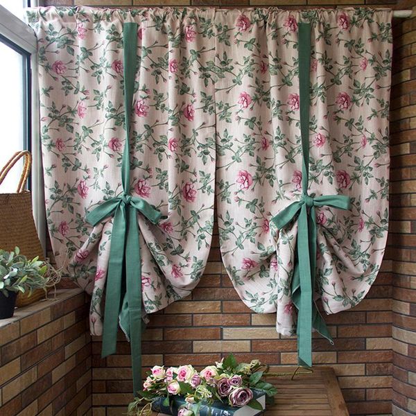curtain & drapes rose country flower cotton linen coffee door tie curtains perforation bedroom short for the room
curtain & drapes rose country flower cotton linen coffee door tie curtains perforation bedroom short for the room