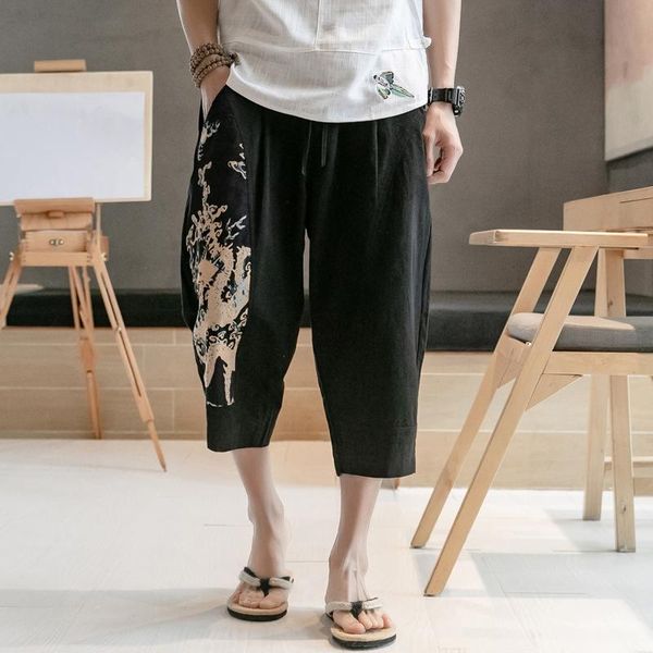 men's pants baggy cotton harem men 2021 summer japanese vintage striped women hip hop plus size wide leg calf length, Black
men's pants baggy cotton harem men 2021 summer japanese vintage striped women hip hop plus size wide leg calf length, Black