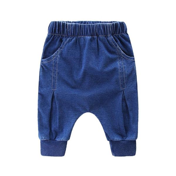 harem children's pants style small and medium-sized loose baggy boys girls baby cropped jeans, Blue
harem children's pants style small and medium-sized loose baggy boys girls baby cropped jeans, Blue
