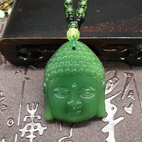 pendant necklaces men's women's beaded necklace green natural stone jewelry amulet gift, Silver
pendant necklaces men's women's beaded necklace green natural stone jewelry amulet gift, Silver