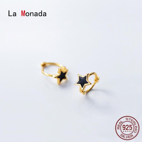 hoop & huggie la monada black star earrings for women silver 925 fine jewelry minimalist, Golden;silver
hoop & huggie la monada black star earrings for women silver 925 fine jewelry minimalist, Golden;silver