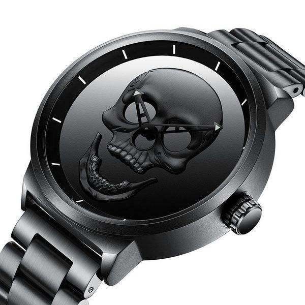 wristwatches stainless steel watches men analog military create skull quartz watch male sport clock reloj hombre, Slivery;brown
wristwatches stainless steel watches men analog military create skull quartz watch male sport clock reloj hombre, Slivery;brown