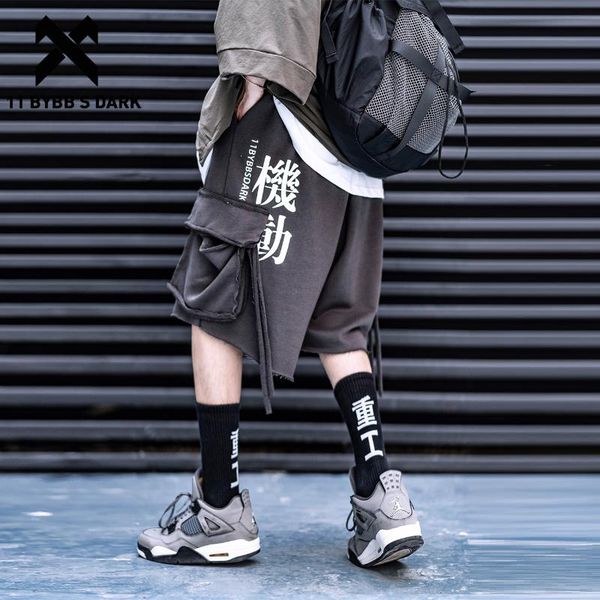 bybb's dark hip hop side pockets ribbons cargo shorts men streetwear joggers short 2021 summer oversize techwear pants men's, White;black
bybb's dark hip hop side pockets ribbons cargo shorts men streetwear joggers short 2021 summer oversize techwear pants men's, White;black