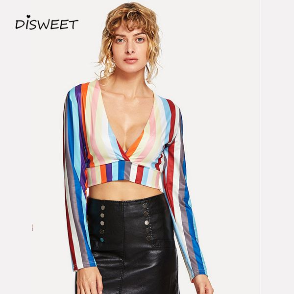 t shirt striped print long sleeve women's t shirt v-neck hollow halter autumn tees women simplicity short slim woman top, White
t shirt striped print long sleeve women's t shirt v-neck hollow halter autumn tees women simplicity short slim woman top, White