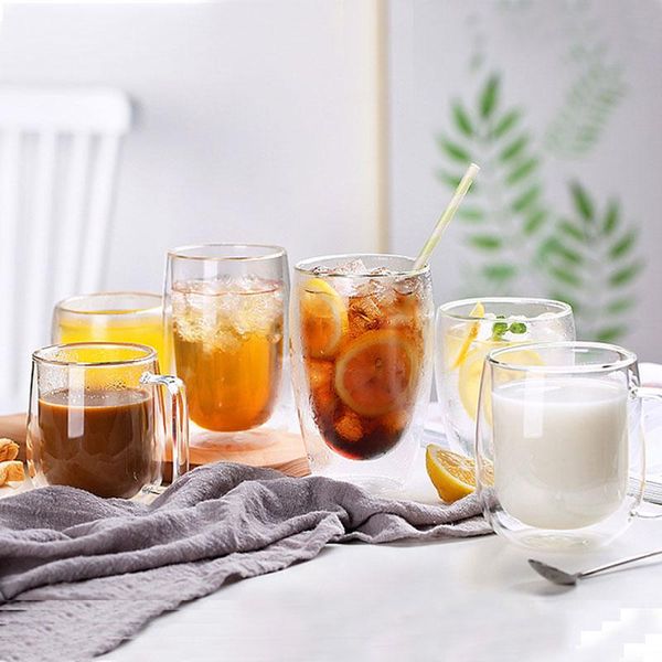 double wall mug cups glass vodka wine whiskey cup coffee beer container 80-600ml glassware bar mugs insulated thermal milk glasses
double wall mug cups glass vodka wine whiskey cup coffee beer container 80-600ml glassware bar mugs insulated thermal milk glasses