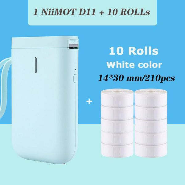 jingchen/ niimbot d11 label add 10rolls white price sticker mini portable thermal printer home and office use printers
jingchen/ niimbot d11 label add 10rolls white price sticker mini portable thermal printer home and office use printers
