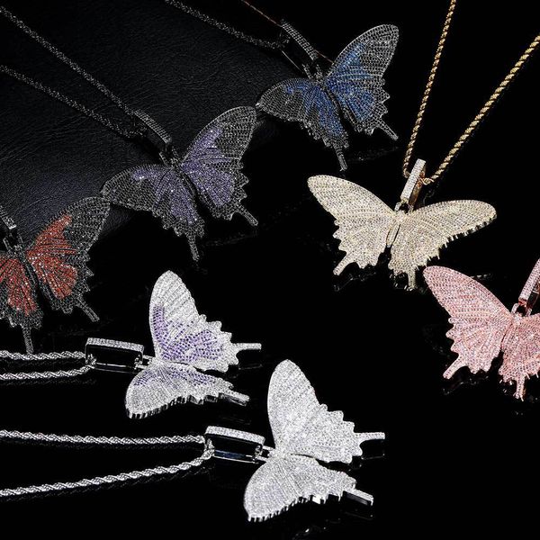 luxury designers popular hip hop micro zircon fashion accessories butterfly pendant xmas gifts, Black
luxury designers popular hip hop micro zircon fashion accessories butterfly pendant xmas gifts, Black