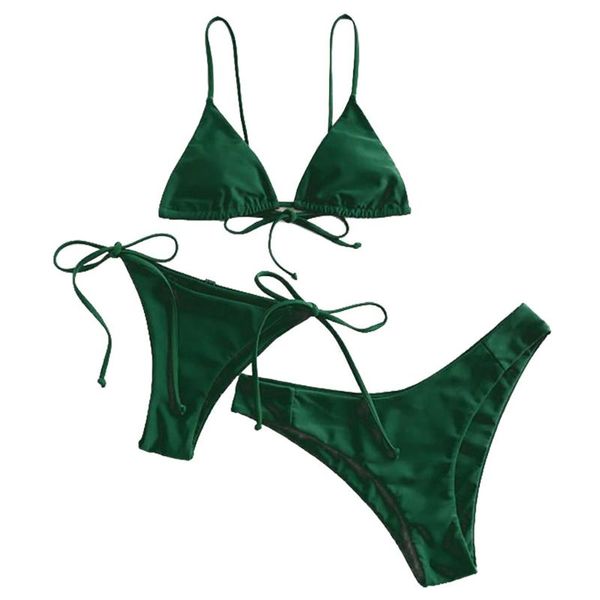 women's swimwear bikini set solid three piece high waist swimsuit beachwear bikinis 2021 mujer maillot de bain femme, White;black
women's swimwear bikini set solid three piece high waist swimsuit beachwear bikinis 2021 mujer maillot de bain femme, White;black
