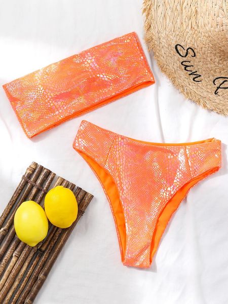 orange leather design bikini luxury bandeau tube swimsuit two piece bathing suit padded swimwear mujer maillot de bainby
orange leather design bikini luxury bandeau tube swimsuit two piece bathing suit padded swimwear mujer maillot de bainby