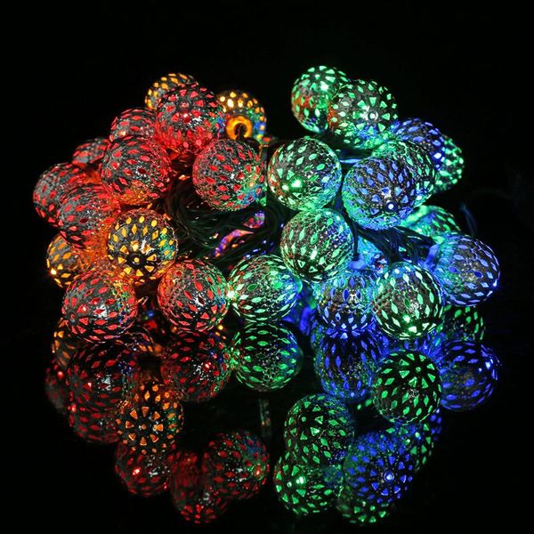 strings led solar string light wrought iron hollow moroccan ball fairy lamp waterproof metal colorful lantern outdoor garden party
strings led solar string light wrought iron hollow moroccan ball fairy lamp waterproof metal colorful lantern outdoor garden party