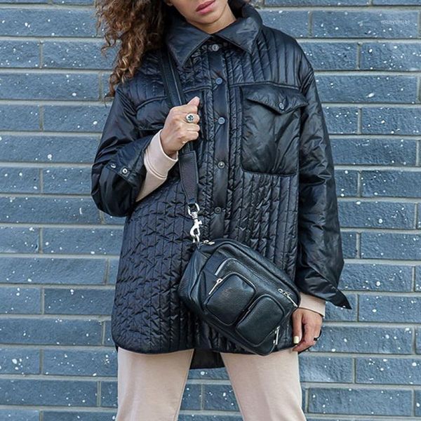 women's down & parkas fashion loose turn collar women elegant lightweight black coats pockets cotton jackets ladies
women's down & parkas fashion loose turn collar women elegant lightweight black coats pockets cotton jackets ladies