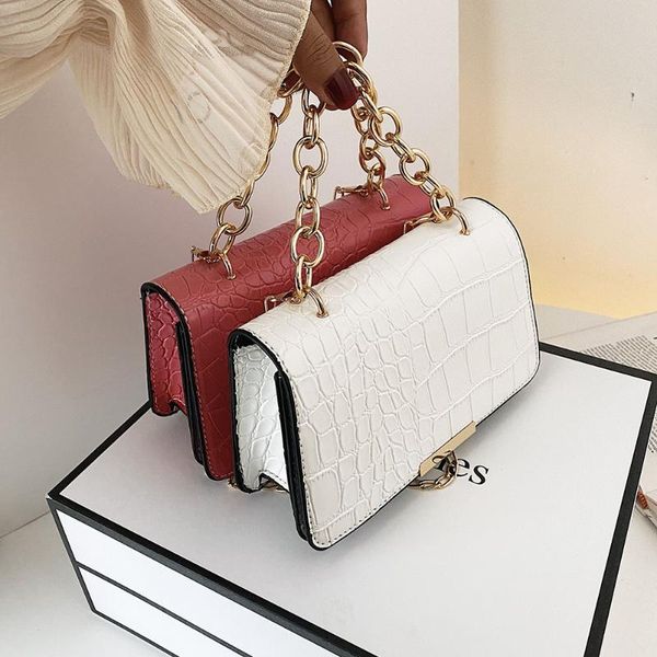 evening bags vintage women alligator pattern pu crossbody bag chain solid color shoulder soft leather designer handbag
evening bags vintage women alligator pattern pu crossbody bag chain solid color shoulder soft leather designer handbag