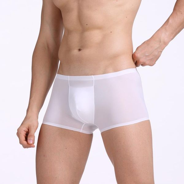 underpants ice silk boxer shorts thin sheer low waist underwear summer large boxers 2021 slip home transparent breathable, Black;white
underpants ice silk boxer shorts thin sheer low waist underwear summer large boxers 2021 slip home transparent breathable, Black;white