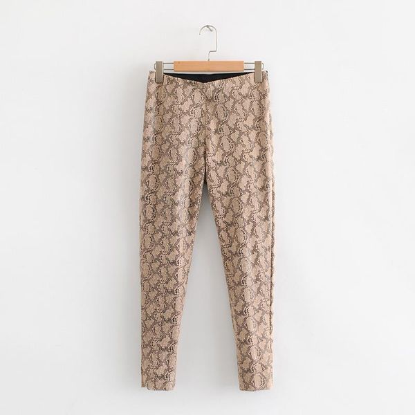 women's pants & capris women chic suede snake print pencil animal pattern elastic waist female casual ankle length trousers pantalones, Black;white
women's pants & capris women chic suede snake print pencil animal pattern elastic waist female casual ankle length trousers pantalones, Black;white