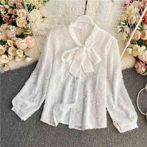 chiffon shirt women temperament casual white long-sleeved loose fashion western-style blouse gx1066 210507
chiffon shirt women temperament casual white long-sleeved loose fashion western-style blouse gx1066 210507