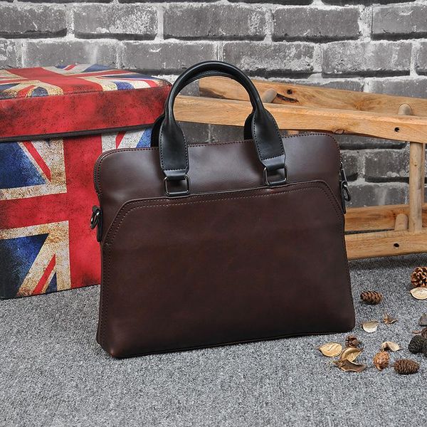 briefcases vintage men briefcase business office handbag crazy horse leather shoulder messenger bag for 13" lapmen's crossbody bag
briefcases vintage men briefcase business office handbag crazy horse leather shoulder messenger bag for 13" lapmen's crossbody bag