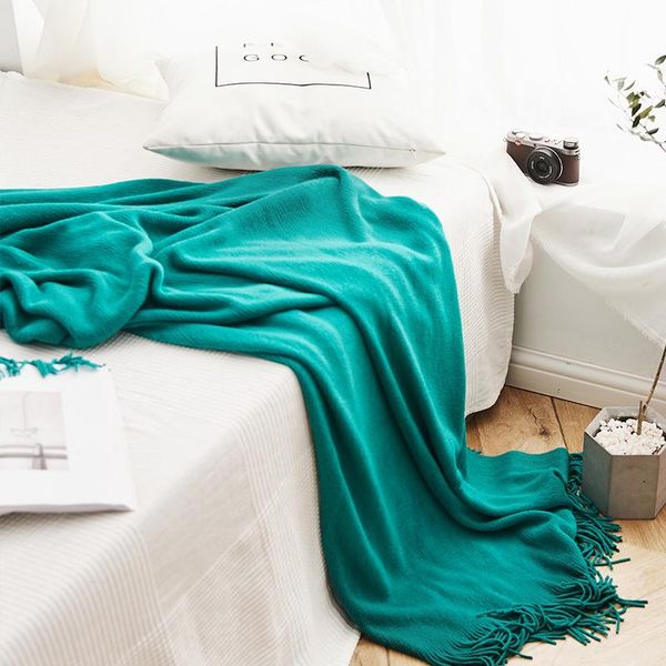 blankets nordic tassel wool blanket pure color knitting imitation cashmere office sofa bedroom air conditioning cover soft
blankets nordic tassel wool blanket pure color knitting imitation cashmere office sofa bedroom air conditioning cover soft
