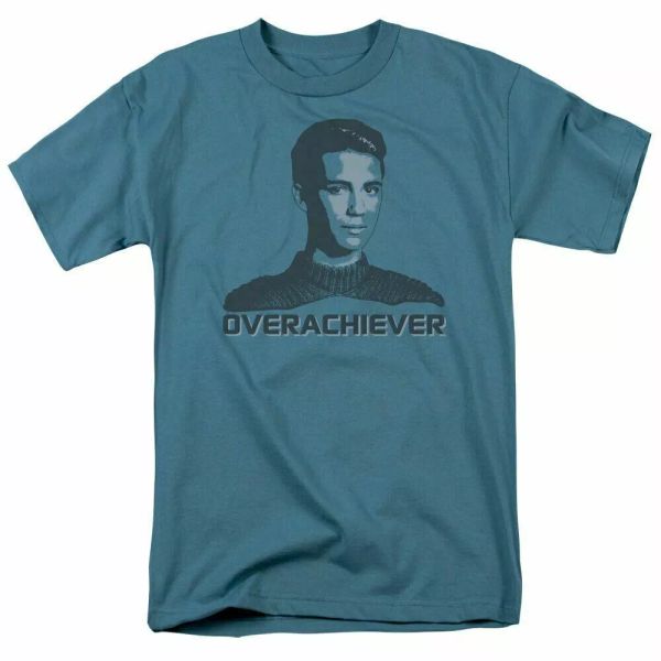 star trek overachiever t shirt licensed sci-fi tv classic tee new slate, White;black
star trek overachiever t shirt licensed sci-fi tv classic tee new slate, White;black