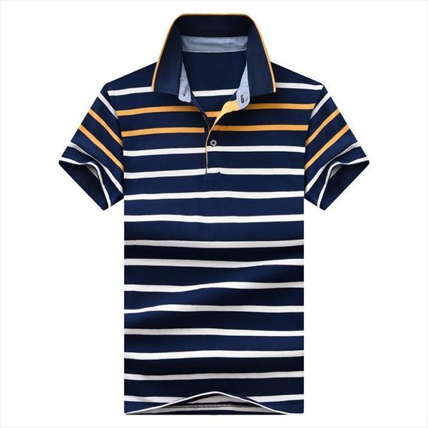 shirt summer business casual men polo breathable white striped short sleeve pure cotton work clothes, White;black
shirt summer business casual men polo breathable white striped short sleeve pure cotton work clothes, White;black