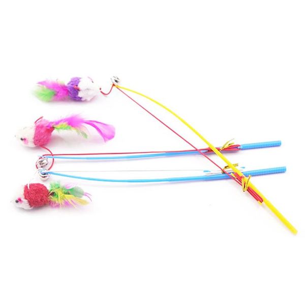 cat toys funny toy stick interactive false colorful feather plush mouse kitten mini mice playing random multicolor with bell 1pc
cat toys funny toy stick interactive false colorful feather plush mouse kitten mini mice playing random multicolor with bell 1pc