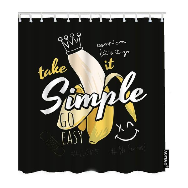 banana shower curtain set funny bananas with crown motivational quote take it simple word love shower curtain 72x72 inch
banana shower curtain set funny bananas with crown motivational quote take it simple word love shower curtain 72x72 inch