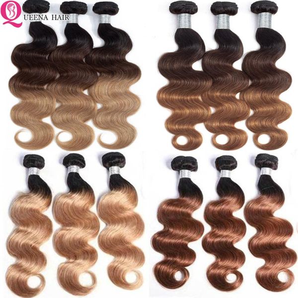human hair bulks ombre blonde brown weave bundles body wave 1b 30 27 brazilian remy 1/3/4, Black
human hair bulks ombre blonde brown weave bundles body wave 1b 30 27 brazilian remy 1/3/4, Black