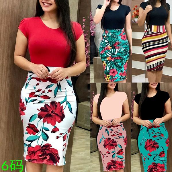new 2021 spring and summer color matching flower hip dress large women's, Black;gray
new 2021 spring and summer color matching flower hip dress large women's, Black;gray