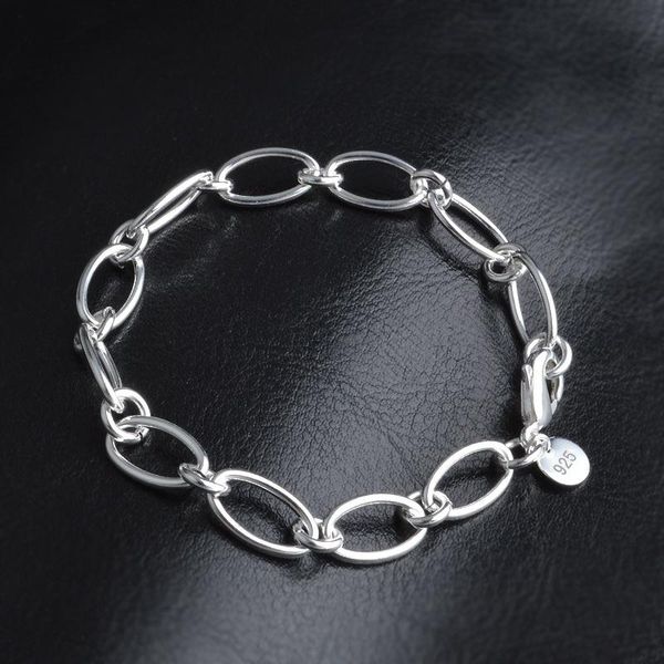 charm bracelets simple silver plated link chain bangles bracelet for women cuff jewelry drop gift wholesale, Golden;silver
charm bracelets simple silver plated link chain bangles bracelet for women cuff jewelry drop gift wholesale, Golden;silver