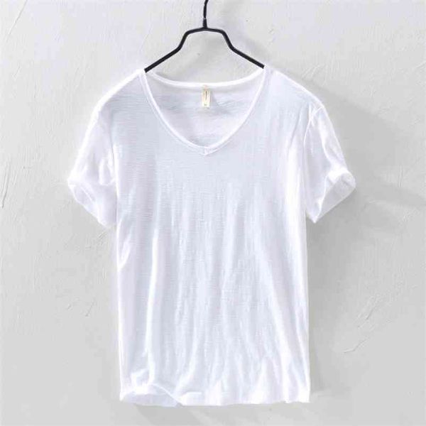 summer new 100% cotton t-shirt men v-neck solid color casual t shirt basic tees plus size short sleeve y2449 210322, White;black
summer new 100% cotton t-shirt men v-neck solid color casual t shirt basic tees plus size short sleeve y2449 210322, White;black
