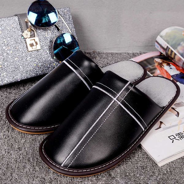 slippers leather warm winter man velvet plush male suede soft indoor non-slip house slippers man pp6z, Black
slippers leather warm winter man velvet plush male suede soft indoor non-slip house slippers man pp6z, Black