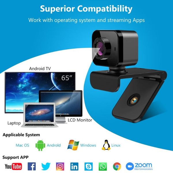 webcams 1080p webcam with microphone hd pc rotatable bracket usb deskweb cam for video calling online conference
webcams 1080p webcam with microphone hd pc rotatable bracket usb deskweb cam for video calling online conference