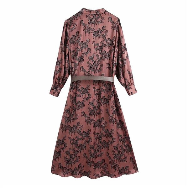 casual dresses women sprint animal zebra print za satin feeling long female fashion v-neck high waist slim dress with belt 4t05, Black;gray
casual dresses women sprint animal zebra print za satin feeling long female fashion v-neck high waist slim dress with belt 4t05, Black;gray