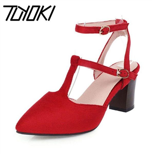 tuyoki women sandals pointed toe ankle strap buckle solid color square heel casual party club dance mujer zapatos size 34-43, Black
tuyoki women sandals pointed toe ankle strap buckle solid color square heel casual party club dance mujer zapatos size 34-43, Black