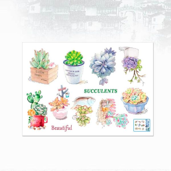creative succulent plants wall stickers diy art mural for living room bedroom kitchen glass window decoration sticker 50x7
creative succulent plants wall stickers diy art mural for living room bedroom kitchen glass window decoration sticker 50x7