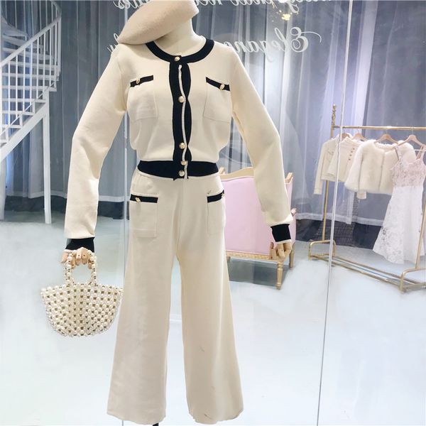 women's two piece pants -chaquetas de punto manga larga para mujer, conjuntos pantalones, suteres una sola botonadura mujer elegan, White
women's two piece pants -chaquetas de punto manga larga para mujer, conjuntos pantalones, suteres una sola botonadura mujer elegan, White