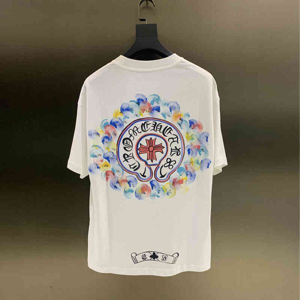 chrome-hearts 2021 summer ch croix hand painted sanskrit horseshoe cross printed short sleeve t-shirt men's fashion round neck half sle, White
chrome-hearts 2021 summer ch croix hand painted sanskrit horseshoe cross printed short sleeve t-shirt men's fashion round neck half sle, White