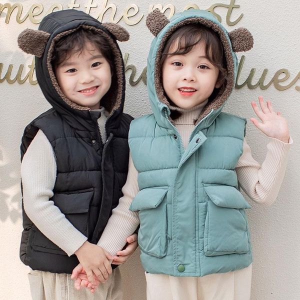 autumn winter children's outer wear down cotton thickened vest baby girls boys lamb wool warm hooded for children waistcoat, Camo
autumn winter children's outer wear down cotton thickened vest baby girls boys lamb wool warm hooded for children waistcoat, Camo