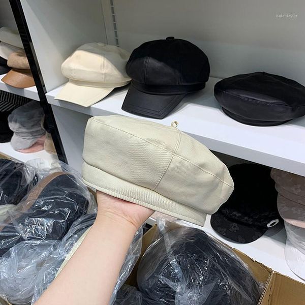 berets 202107-shi autumn waterproof coating fashion faux leather solid texture beret hat men women leisure painter, Blue;gray
berets 202107-shi autumn waterproof coating fashion faux leather solid texture beret hat men women leisure painter, Blue;gray