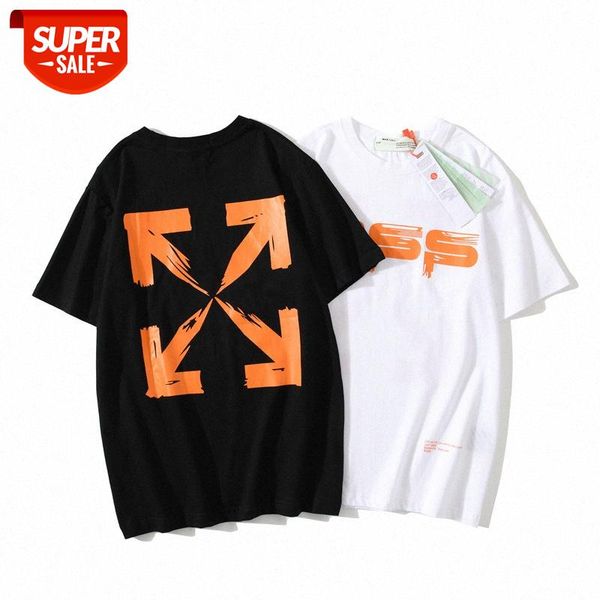 ow trend off-thailand limited simple wave letter arrow print short-sleeved t-shirt #t69u, White;black
ow trend off-thailand limited simple wave letter arrow print short-sleeved t-shirt #t69u, White;black