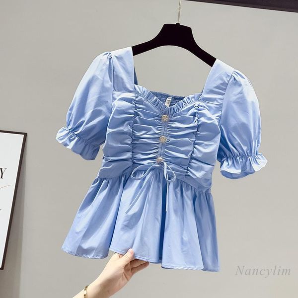 women's blouses & shirts summer short sleeve chiffon white shirt clothing 2021 fashion loose belly-covering tight waist femme
women's blouses & shirts summer short sleeve chiffon white shirt clothing 2021 fashion loose belly-covering tight waist femme