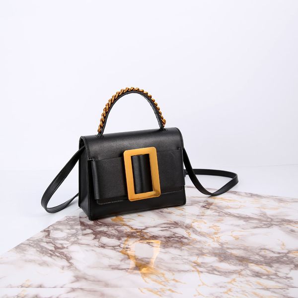 design hand new designer fr ed metal belt buckle single shoulder messenger bag chain small square women's bag, Red;black
design hand new designer fr ed metal belt buckle single shoulder messenger bag chain small square women's bag, Red;black