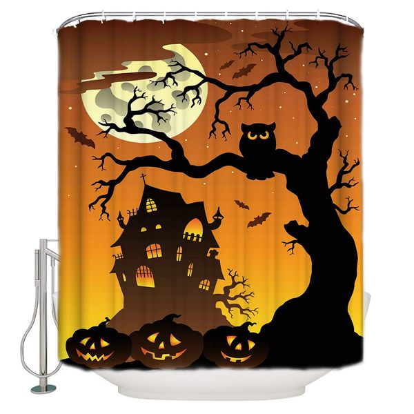 pumpkin shower curtain with 12 hooks 72x78inch, polyester shower bath curtains waterproof home bathroom decorations, halloween
pumpkin shower curtain with 12 hooks 72x78inch, polyester shower bath curtains waterproof home bathroom decorations, halloween