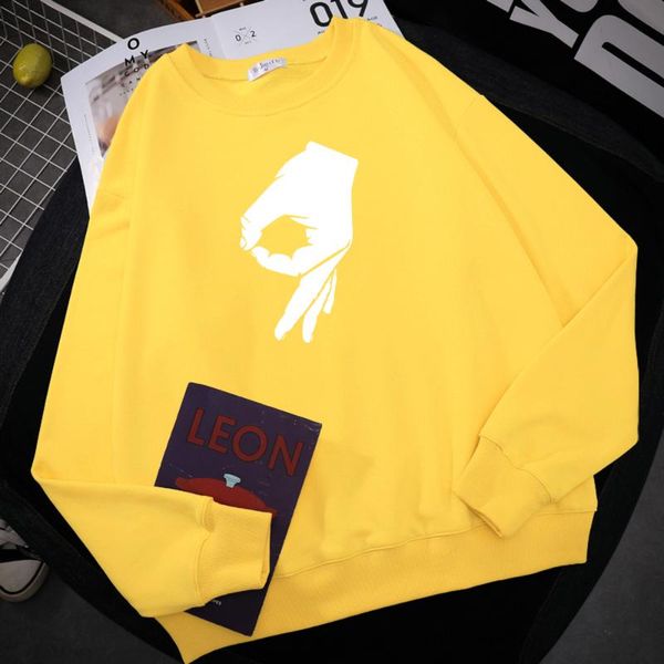 men's hoodies & sweatshirts okay hand sign finger ok printing man hip hop autumn warm hoodie casual fashion hoody harajuku big size p, Black
men's hoodies & sweatshirts okay hand sign finger ok printing man hip hop autumn warm hoodie casual fashion hoody harajuku big size p, Black