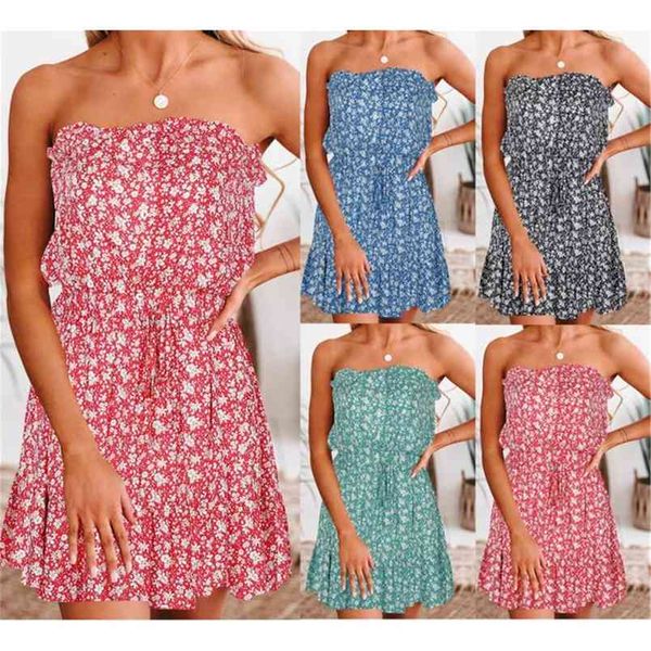 fashion off-the-shoulder lace-up a-line mini summer dress tube floral print for women robes femme vestidos 210517, Black;gray
fashion off-the-shoulder lace-up a-line mini summer dress tube floral print for women robes femme vestidos 210517, Black;gray