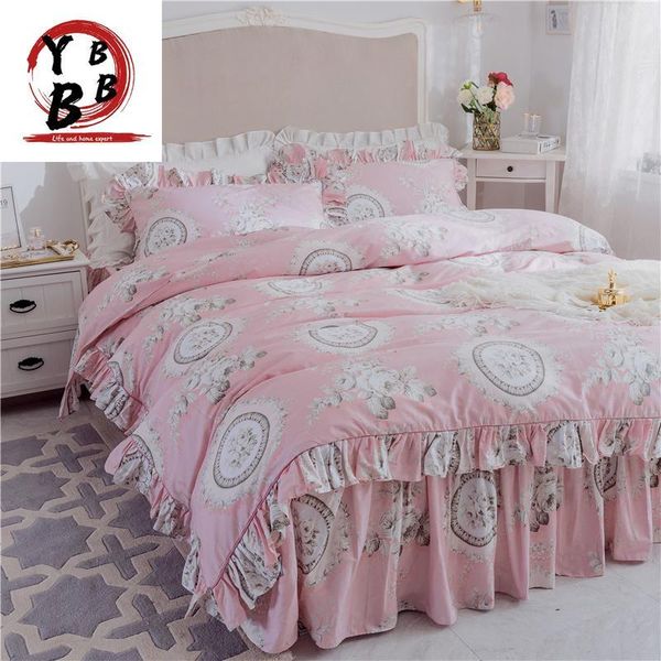 bedding sets luxury duvet cover ruffle set king twin size 3pcs geometrical american pink flower bed skirt
bedding sets luxury duvet cover ruffle set king twin size 3pcs geometrical american pink flower bed skirt