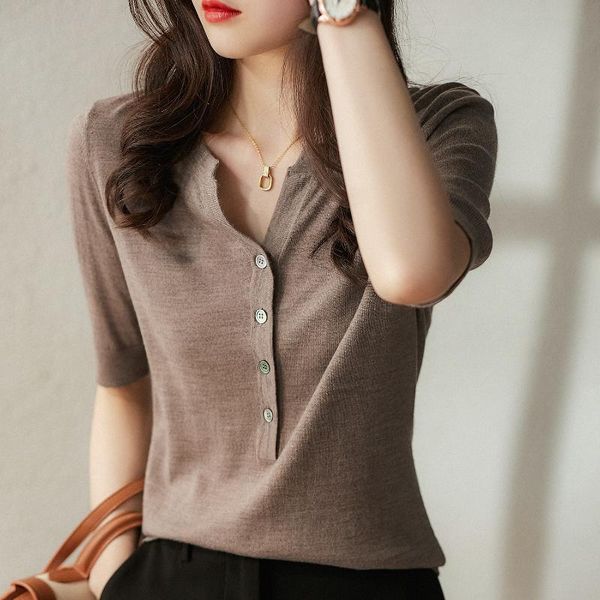 women's t-shirt bobokateer woman tshirts knitted t shirt women clothes v-neck wetement femme 2021 camisas de mujer female clothing ladi, White
women's t-shirt bobokateer woman tshirts knitted t shirt women clothes v-neck wetement femme 2021 camisas de mujer female clothing ladi, White