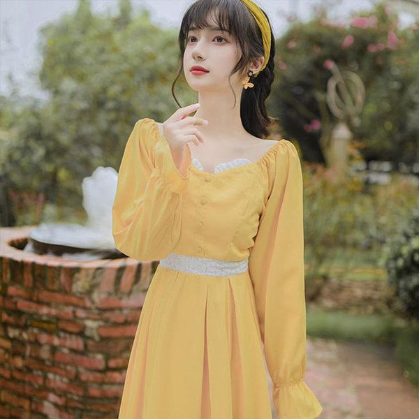 casual dresses women's spring autumn style dress solid color lantern sleeve slash neck button prairie chic ss3610, Black;gray
casual dresses women's spring autumn style dress solid color lantern sleeve slash neck button prairie chic ss3610, Black;gray
