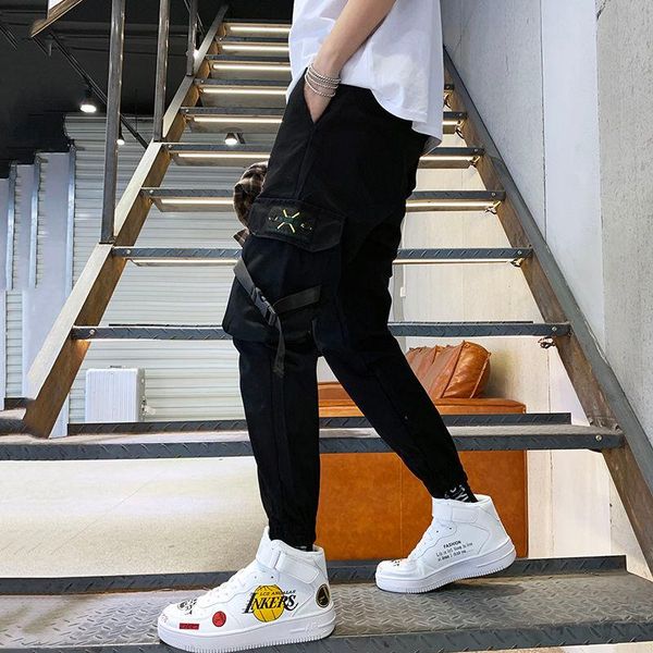 men's pants hip hop men pantalones hombre high street kpop casual cargo with many pockets joggers streetwear trousers harajuku, Black
men's pants hip hop men pantalones hombre high street kpop casual cargo with many pockets joggers streetwear trousers harajuku, Black